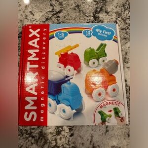 My First Vehicles Magnetic Toy Set - Blue, Red, Green, Orange